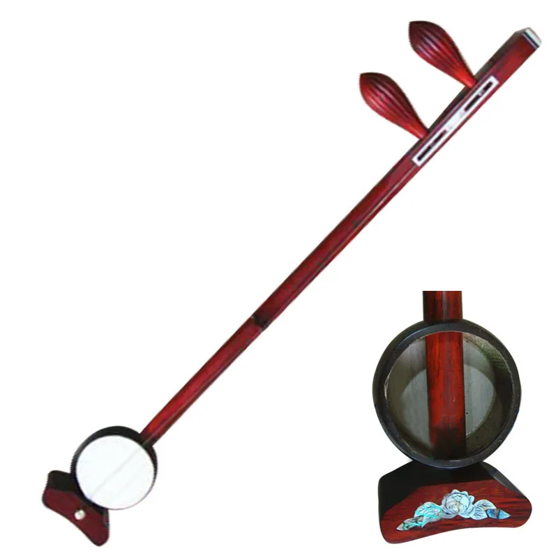 Professional Peking Opera Banhu, Small Leaf Rosewood Banhu Instrument, High-Quality Traditional Chinese Musical Instrument