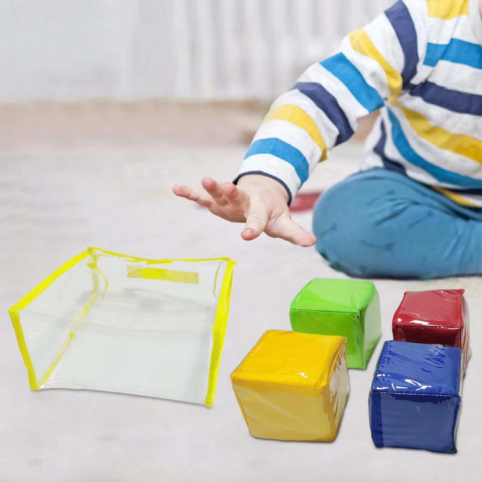 4 قطع من مكعبات ألعاب اللعب، نرد التعلم لتعليم ألعاب كتل الفصول الدراسية