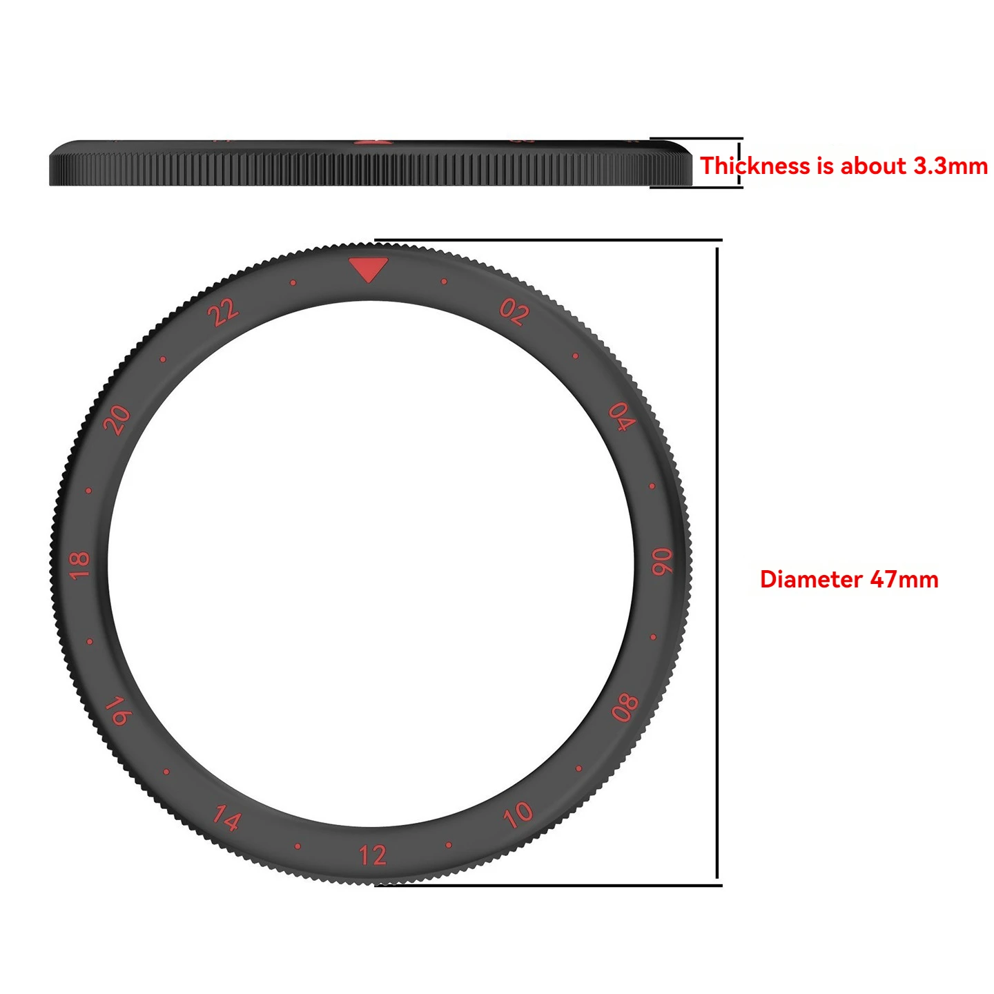 

Металлический безель из нержавеющей стали для Xiaomi Watch S3/S4 47 мм (черный/серебристый), сменные детали для смарт-часов, циферблат, вставка eSIM, сменные элементы, кольцевая шкала
