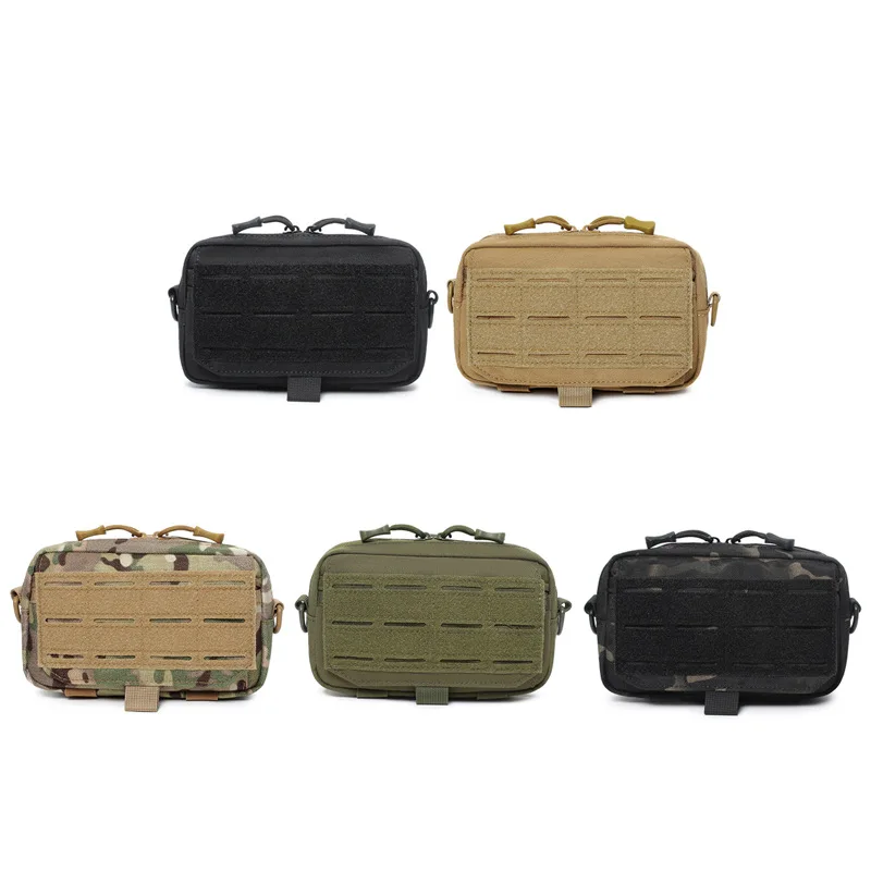 Utility Molle EDC Waist Bag Tactical Pouch First Aid Pack Outdoor Sports Survival EDC Tool Camping Hunting Accessories Organizer