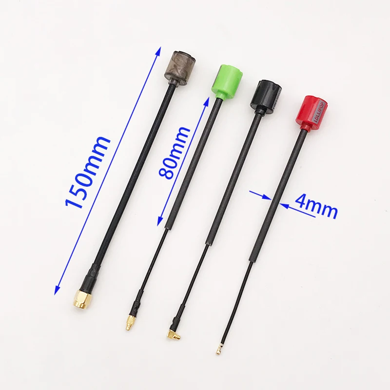 RHCP 5.8G Lollipop5 FPV Antenna 2.8DBi SMA MMCX UFL IPEX Long Range For RC Racing Drone Goggles Transmitter Receiver Part