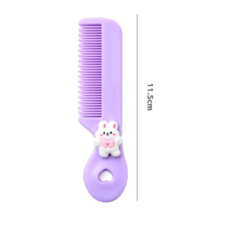 Peigne mignon Kawaii pour bébé, pour filles et garçons, petit Style coréen, dessin animé Animal Floral, brosses à cheveux portables, outil d'accessoires pour cheveux pour enfants