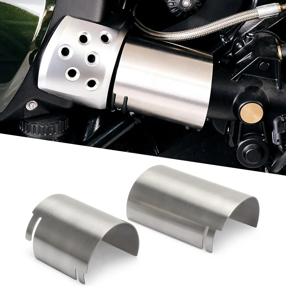 

Motorcycle Air Intake Covers Fairing Decoration Guard For BMW R 12 NineT Nine T R12 2024 2025 Stainless Steel Air Intake Pipe