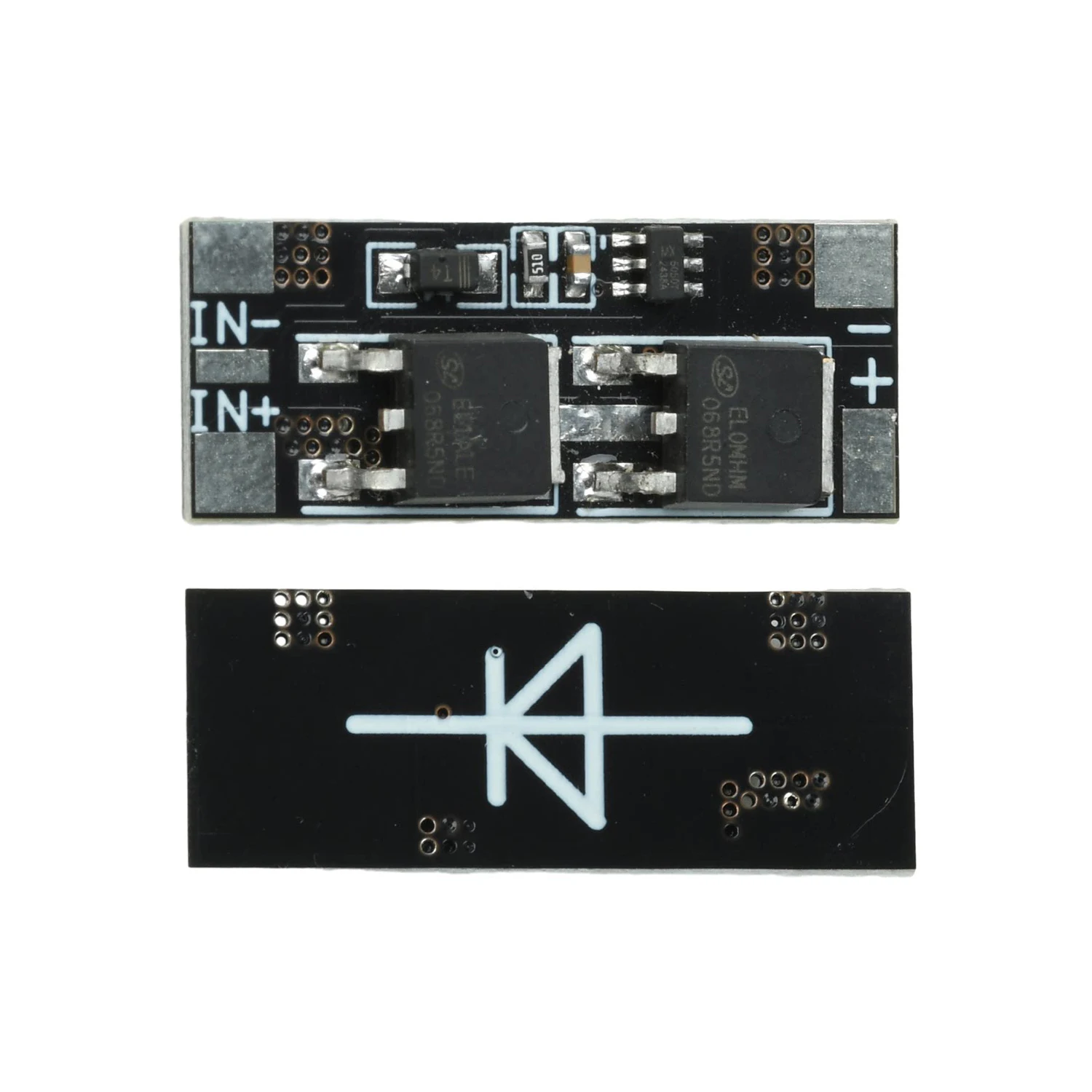 Ideal Diode Module DC1‑60V Zero Voltage Drop Solar Anti‑Backflow Protection Board 15A 20A MOS Parallel Ideal Diode Module