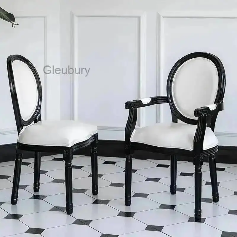 Chairs Dining Designer Luxury Backrest Waterproof Throne Arm Dining Chair Gaming Garden Sedie Sala Da Pranzo Furniture