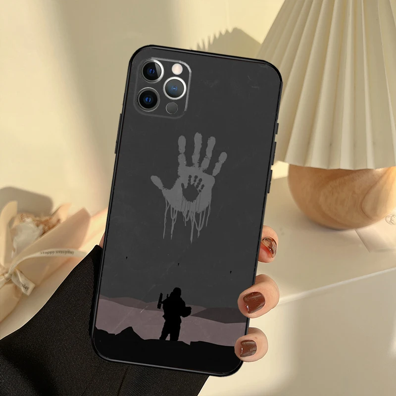 لعبة الموت تجديل حالة الهاتف آيفون 13 16 15 11 12 14 17 برو ماكس 12 ميني 15 16 زائد 16e 17 غطاء الهواء فوندا #3