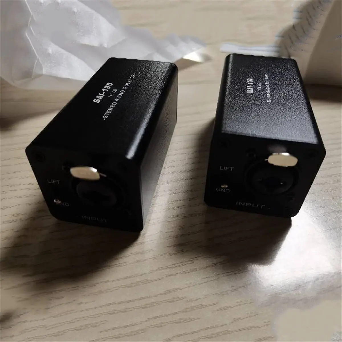 A003 Audio Isolator Noise Reduction,Eliminates Current Noise,DI Grounding Box,6.5 XLR Mixer Audio Isolator, MAI-130 Mono