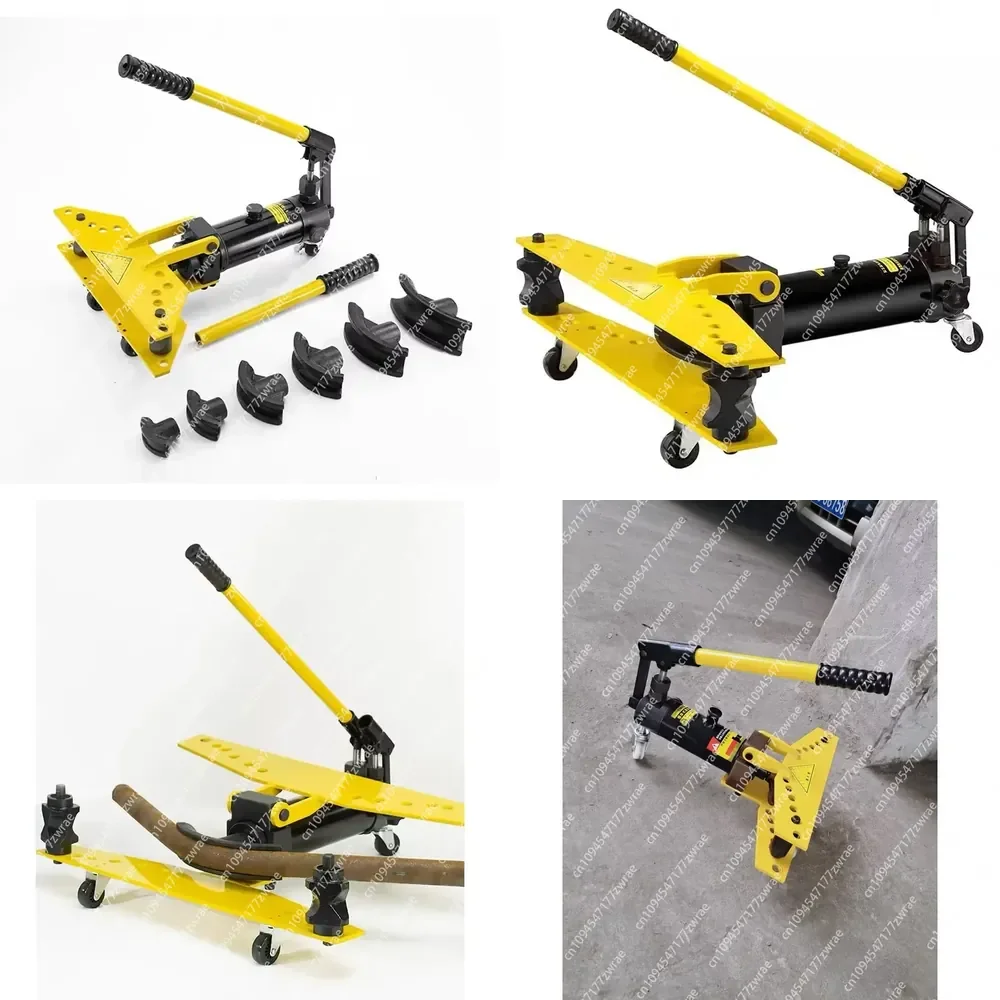 SWG-1 Stainless Steel Alloy Steel Bar Aluminum Plastic Manual Portable Pipe Bender Machine 19-34mm Bending Diameter