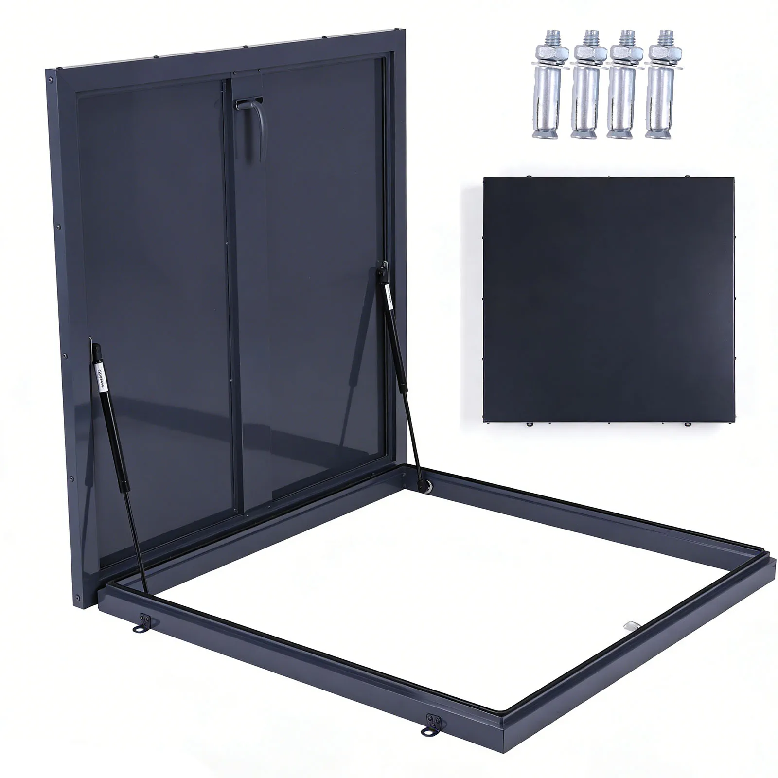 

Люк-окно на крышу с алюминиевой рамой и оцинкованным листом, с ручкой, для вентиляции чердака, крышка люка для доступа на крышу