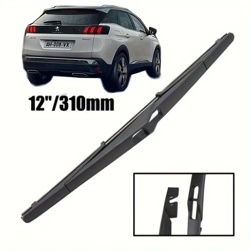 

12" Rear Wiper Blade For Peugeot 3008 Mk2 2017 - 2023 Windshield Windscreen Clean Tailgate Window Car Rain Brus