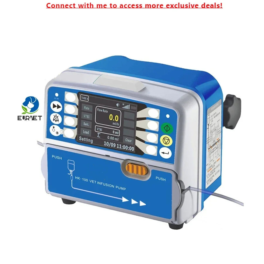 

EUR VET Wholesale Price Hot Selling Infusion Pump Veterinary Equipment Medical Automatic Infusion Pump For Clinic