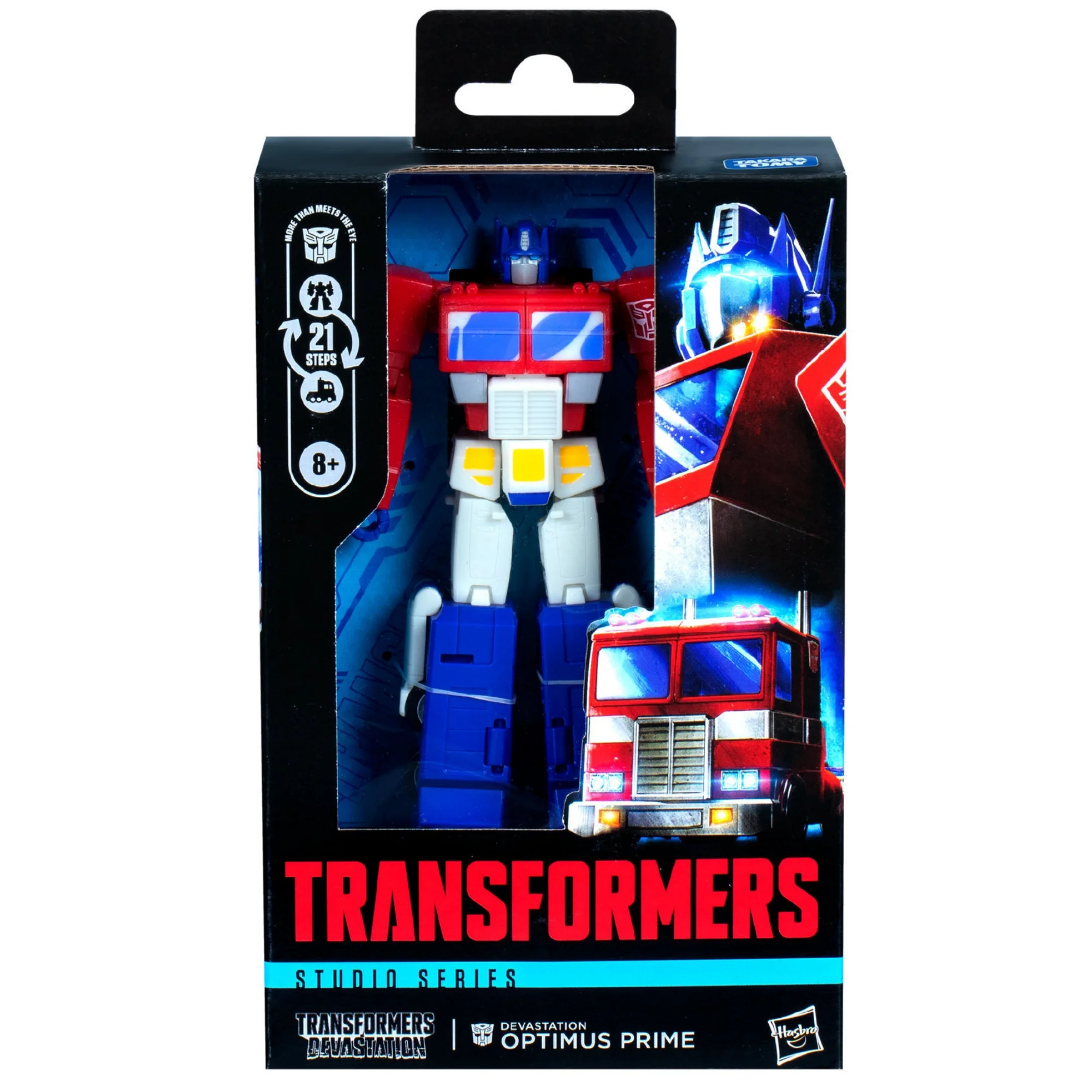 

Трансформеры Toys Studio Series Devastation Optimus Prime Deluxe Class 4,5-дюймовая конвертирующая игрушка-фигурка