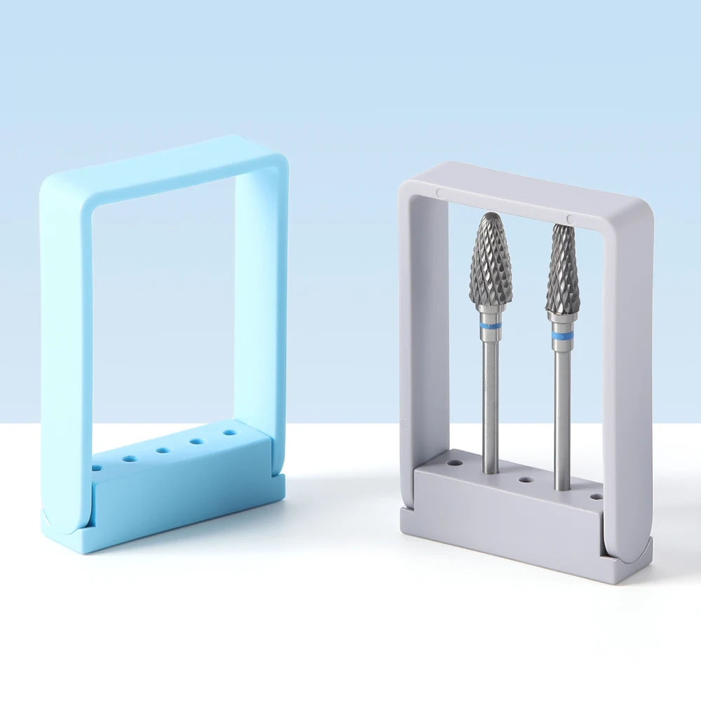 1 قطعة AZDENT الأسنان HP الأزيز حامل 5 ثقوب مجمع صندوق تعقيم من البلاستيك الأوتوكلاف تخزين الرف أداة طب الأسنان #3