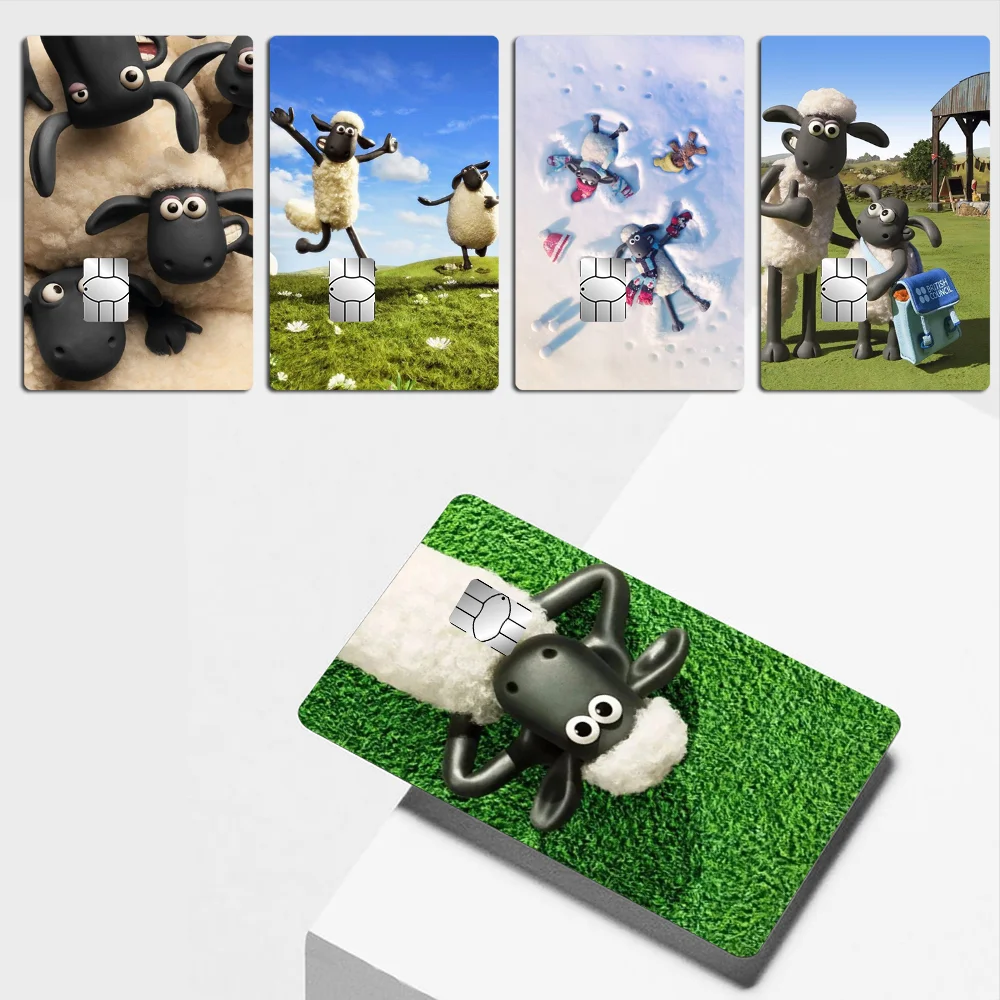 S-Shaun the S-SheepS Stickers Stickers Suitable for large chip cards, bus cards bank cards stickers non-fading and waterproof