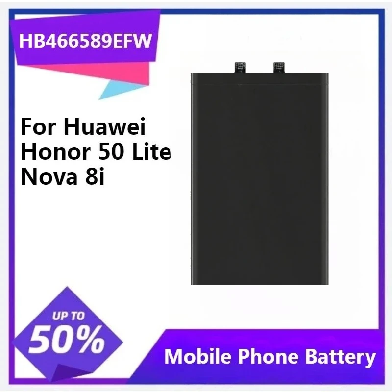 

For Huawei Honor 50 Lite Nova 8i NEN-LX1 NTN-LX1 Phone Battery HB466589EFW Replacement Battery 4300mAh 3.87V