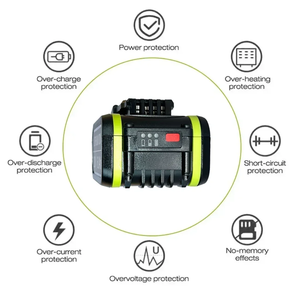 

20V 6000mAh/9000mAh Lithium Rechargeable Replacement Battery for Worx Power Tools WA3551 WA3553 WX390 WX176 WX178 WX386 WX678