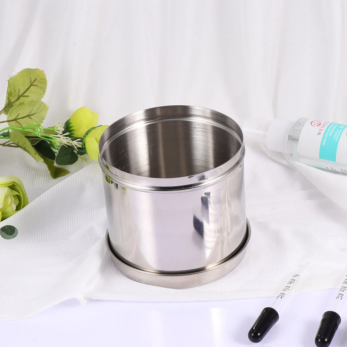 

12-сантиметровая стерилизационная банка из нержавеющей стали: прочный термостойкий органайзер-контейнер для хранения для салонов, клиник, лабораторий и дома