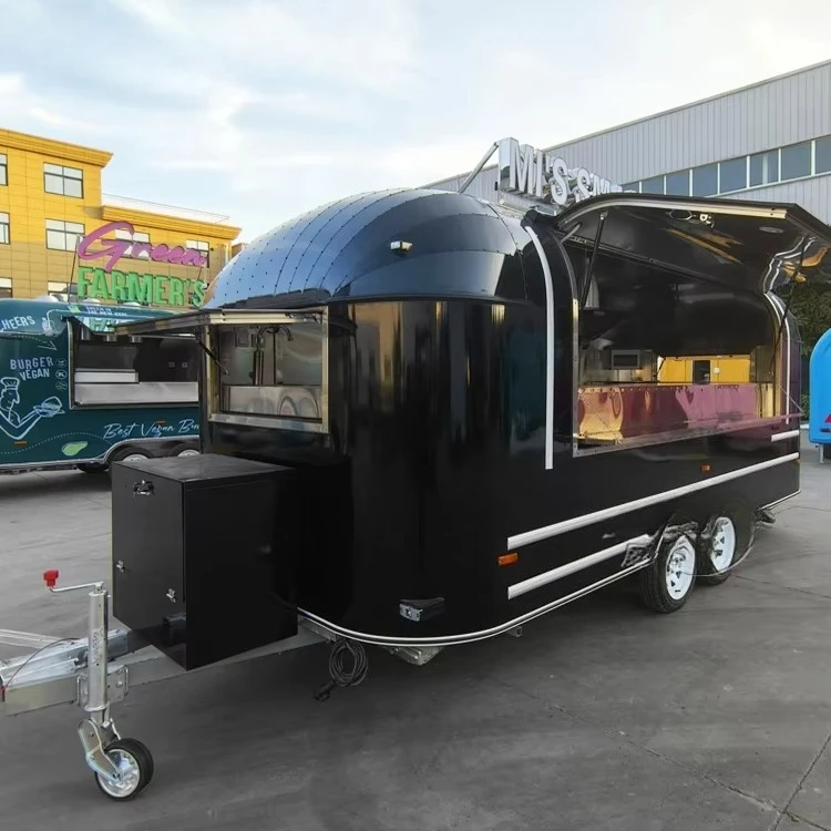 Remorque Food Truck Pizza Truck Mobile bar Trailer Ice Cream Cart Mobile Coffee Food Truck Fully Equipped Restaurant