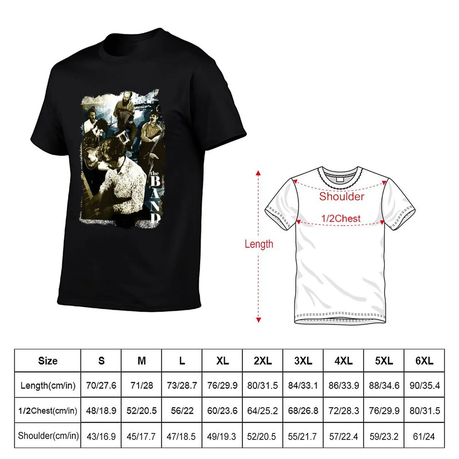 Men Women The Music Band Rick Vintage Photograp T-Shirt Simple Trendy Casual T-Shirt