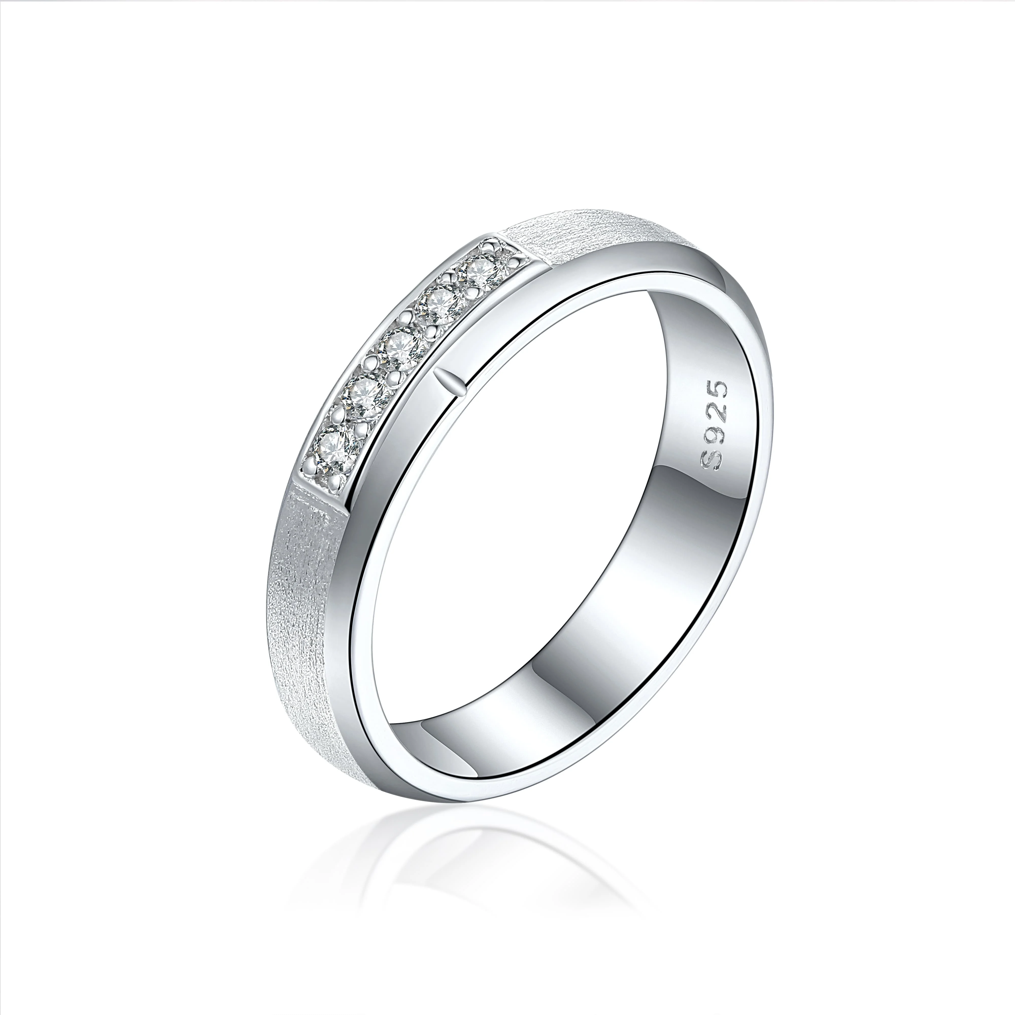 

Women's Bling 925 Sterling Silver Diamond Jewelry Luxury Wedding Fingers Rings Fashion Wholesale Promises CMA Certified
