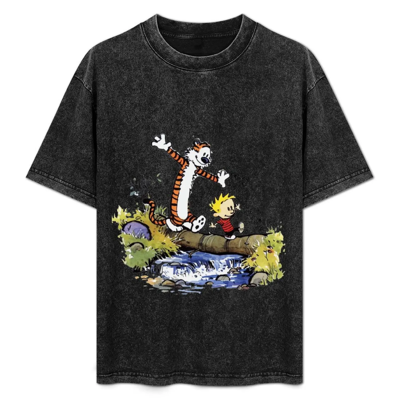 

funny calvin and hobbes Perfect Gift Classic . T-Shirt Casual Daily Wear Short Sleeve Top