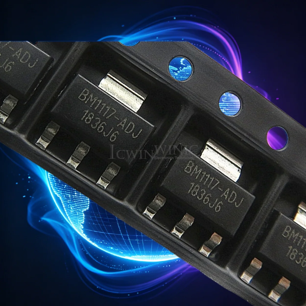 LM1117MPX-ADJ N03A BSP450 LD1117AL-2.5 LD1117AL NCP1055ST136T3G N55C SOT-223