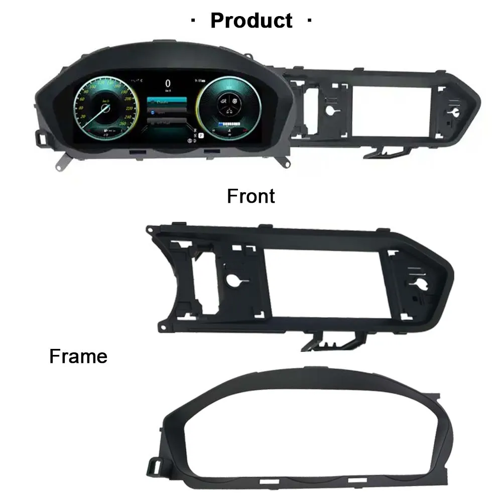 Android Ultra-clear Screen Car Speedometer WIFI GPS Oil Gauge For Benz W204 2008-2014 Car Dashboard Instrument Cluster