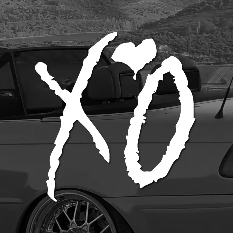 XO Stickers about XO Weekend Cuddle And Kiss Style, Personality Funny Car Stickers, Trunk Cover Car Stickers,For Cars, Trucks,