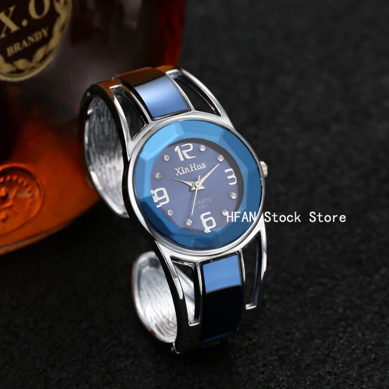 

Hot Sell Bracelet Watch Women Luxury Brand Stainless Steel Dial Quartz Wristwatches Ladies Watch Reloj Mujer