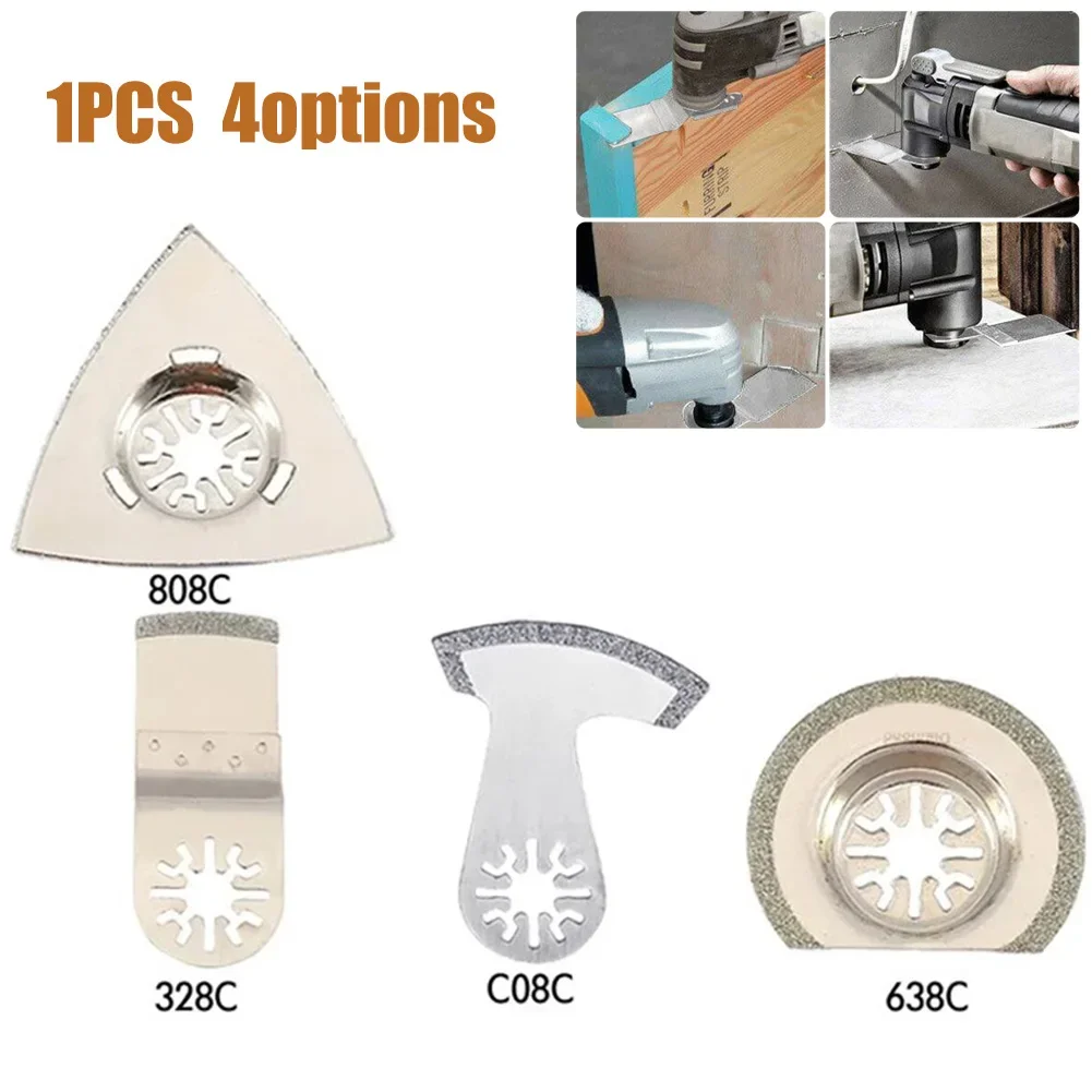 Pratical Diamondsaw Blade Multitool Tile 1X Accurate Circular E-Cut Oscillating Saw Blades Smooth Unique Marble