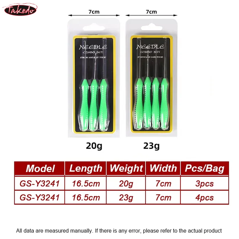 TAKEDO Kit Agujas para Boilie de Acero – Herramienta Aparejo Carpa