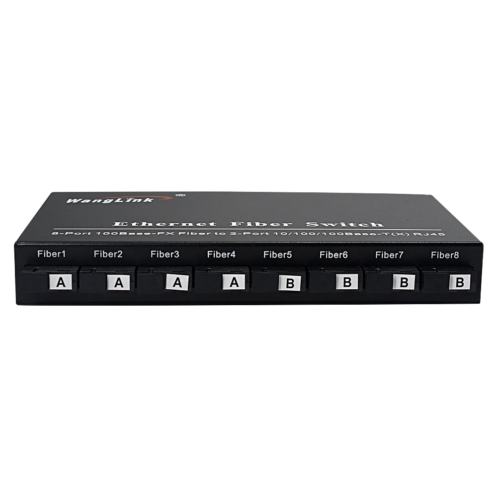 hotsale 8-Port 100Base-FX Fiber to 2-Port 10/100/1000Base-T(X) RJ45 Ethernet Switch