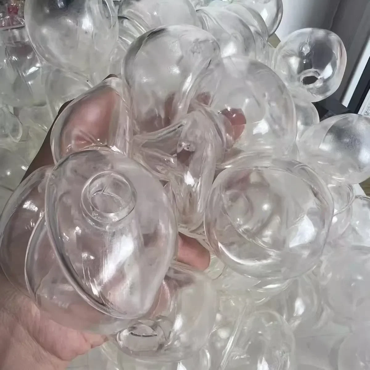 5Pcs/Set Relieve Stress Toy Handmade Ball DIY Empty Ball Leather TPR Fluid Player Noisy Ball Venting Ball image 2