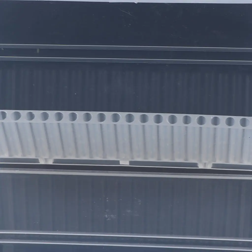 Suporte para broca de unha, organizador de exibição à prova de poeira, recipiente de armazenamento com 20 furos