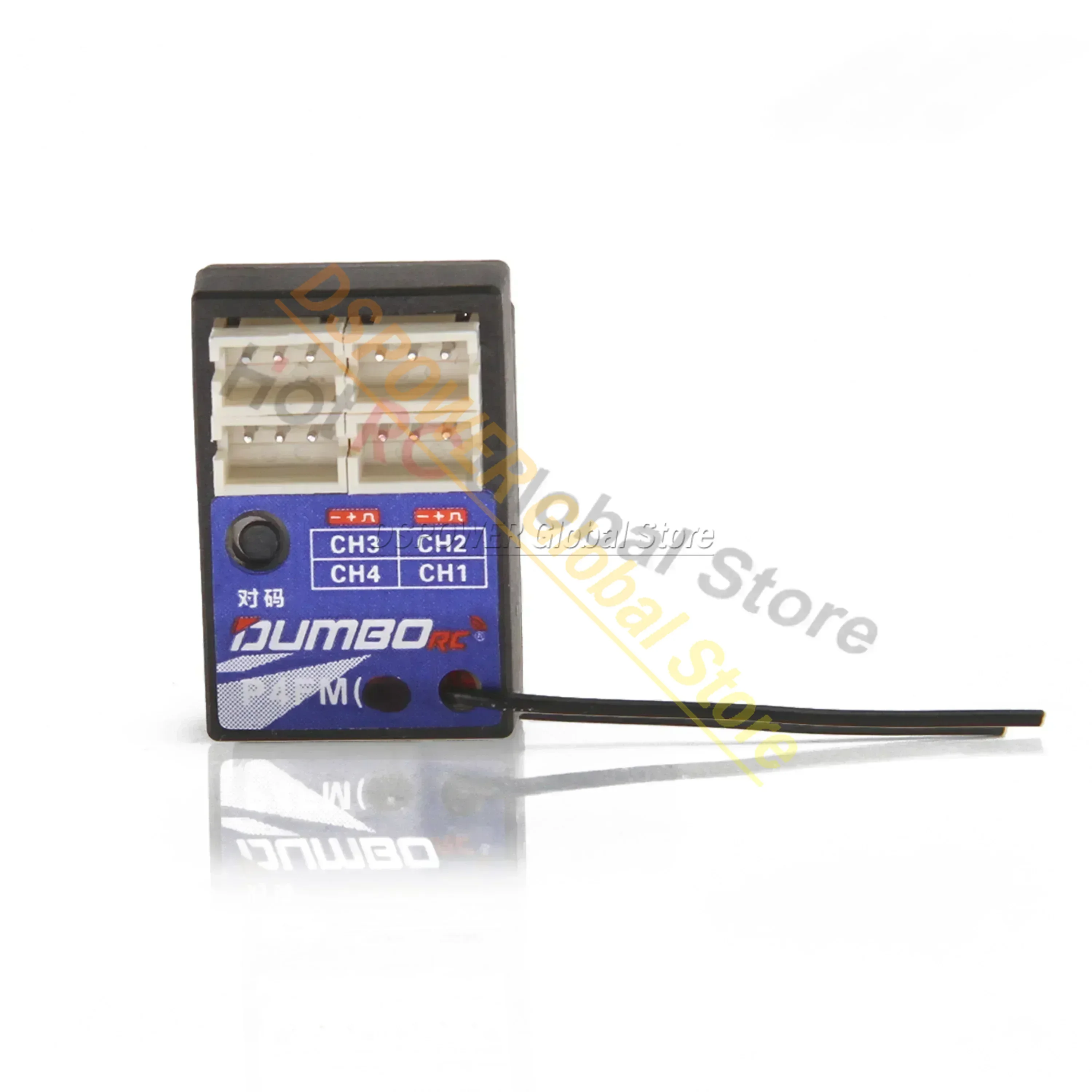 DUMBORC P6DC P10FG P4FMG P6FG MINI Empfänger 4CH 6CH 10CH 10 Kanal Gyro 4,8-10 V Spannung Rückkehr für X4 X6 DDF-350 RC Auto Boot