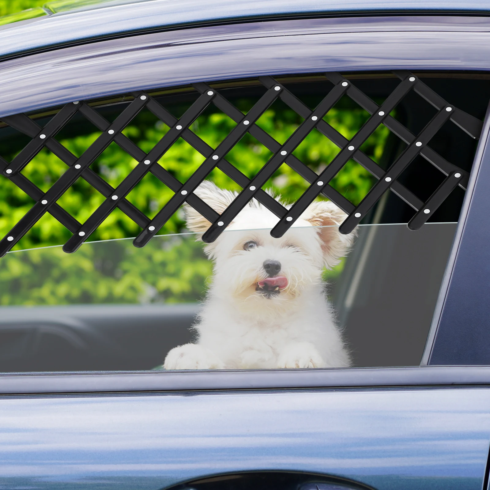 

Adjustable Car Window Pet Gate Safety Fence for Dogs and Cats Easy to Use and Install Dog Fence Pet Barrier Dogs Protector