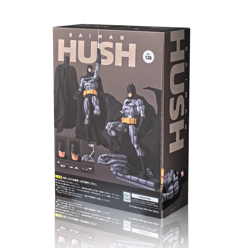 Auf Lager Ct Toys Batman-Figur Batman Mafex 126, Actionfiguren, Justice League Hush-Figur, The Dark Knight Collection, Spielzeuggeschenke