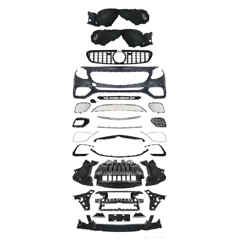 

Suitable for Mercedes-Benz S-Class 2-door COUPE modified AMG bumper middle net tail lip tail throat W217S63 surround