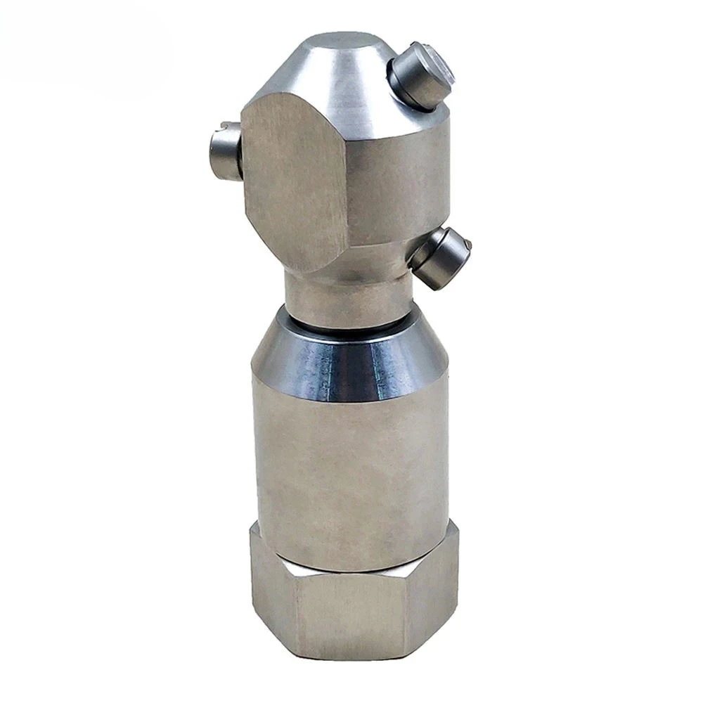 316 Stainless Steel 18250A Can Washing Nozzle 3/4 Internal Thread, Self-rotating Container Cleaning Nozzle