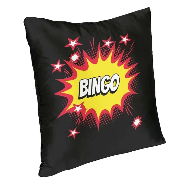 Best Play Bingo Cushion Cover 45x45cm Paper Game Soft Nordic Pillow Case Decor Home