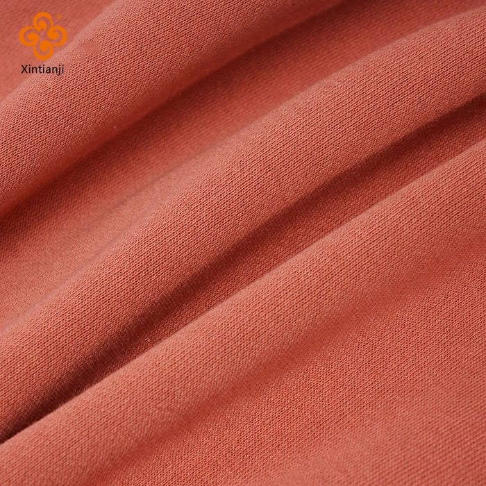 Winter Thick Fleece Fabric Soft Hoodie Cloth Solid Color Knitted Polyester Cotton Sweater Sewing Fabric 45X180cm/Piece 320gsm