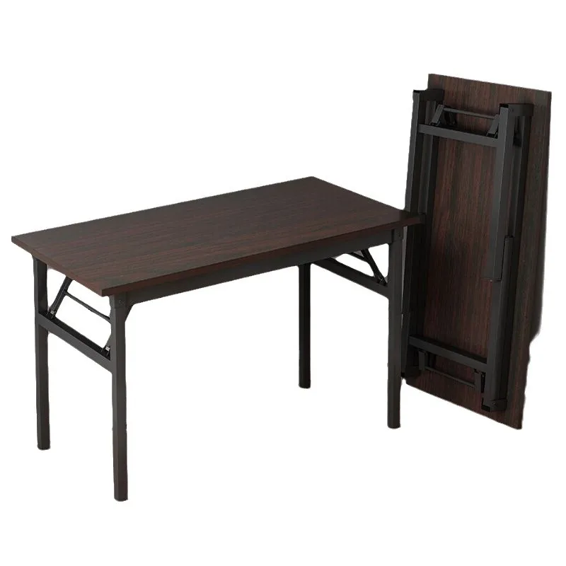 Simple Folding Desk, Portable Work Table for Stall Manicure Training Home and Rental Use