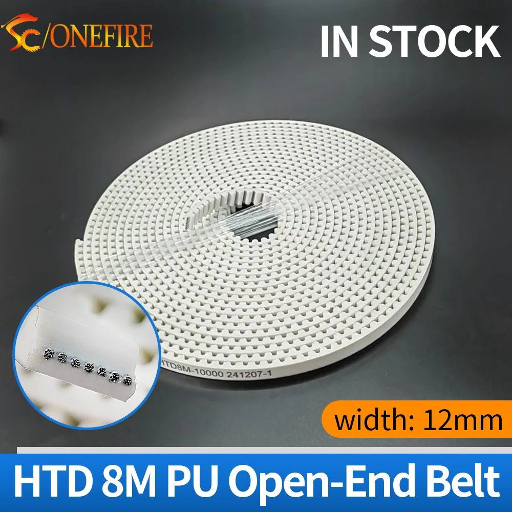 

HTD 8M Открытый ремень ГРМ Полиуретановая сталь ПУ Синхронный ремень htd 8 м 12 зубьев ремень для лазера с ЧПУ