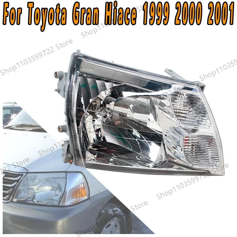 

Для Toyota Gran Hiace 1999 2000 2001, автомобильный передний бампер, фара дальнего света, сигнальная лампа дальнего света в сборе
