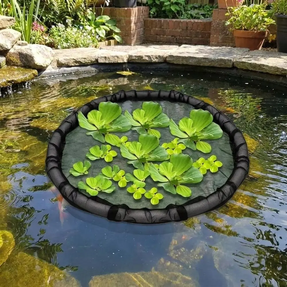 Fine Mesh Floating Island Plant Protector Net Breathable Wear-resistant Floating Flora Fish Barrier Polyester UV Resistant