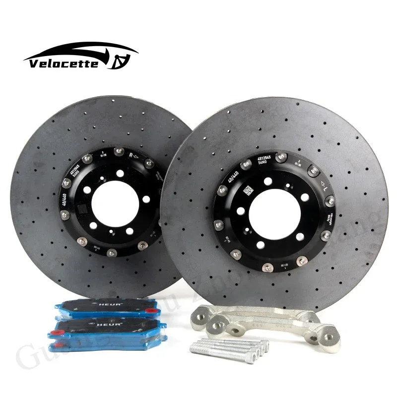 New Automotive Brake System 400-420mm Carbon Ceramic Brake Disc Kit with Large Brake Calipers