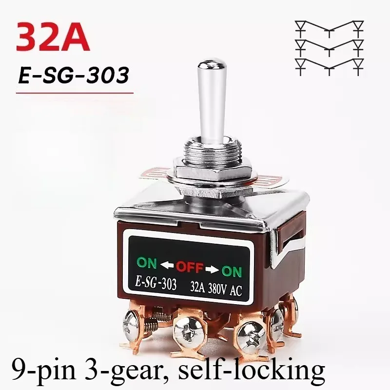 Тумблер-переключатель-1021t-402t-1221t-прямой-рычажный-переключатель-для-сварки-1322t-1321-6-3-позиционный-2-позиционный-32А-250В-ac