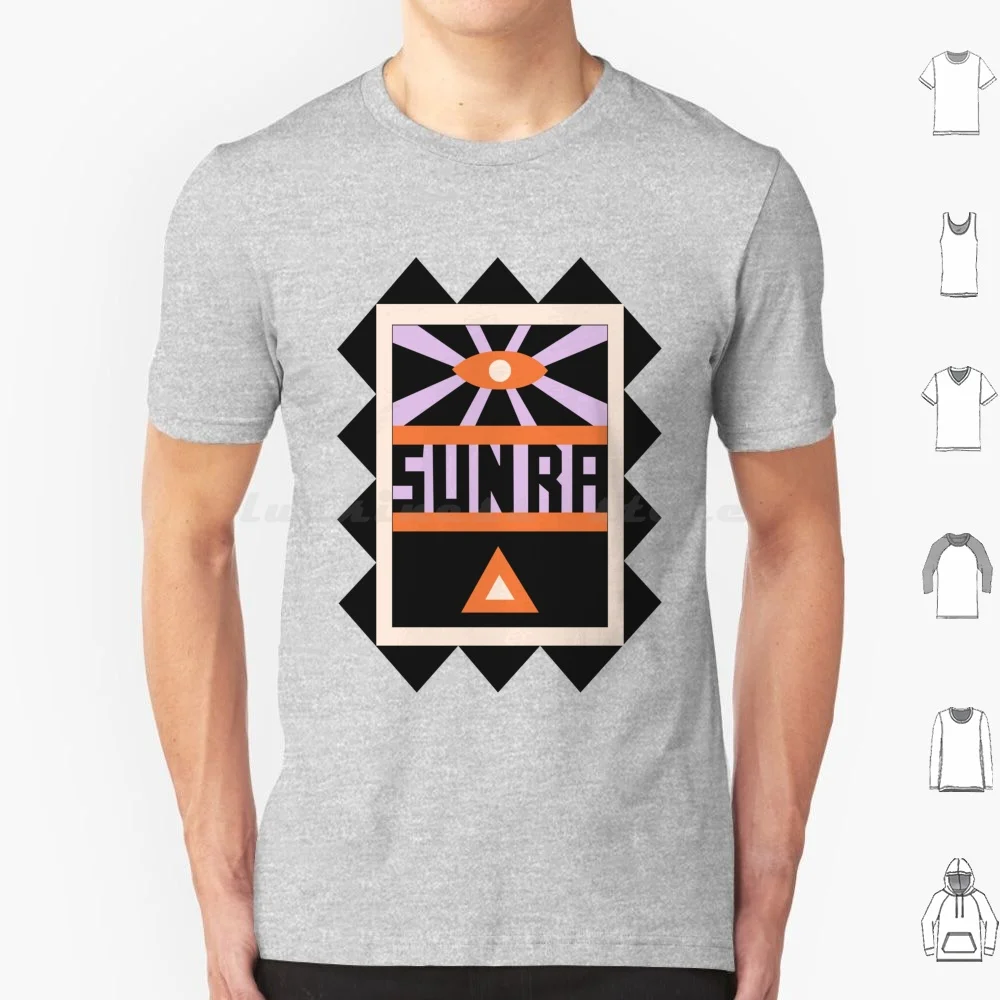 Sun Ra T Shirt Big Size 100% Cotton Afrofuturism Afro Music Alternative Jazz Musician Electronic Funk Groovy Space Pop Art