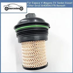 16400-0967R 164000967R 16557-1618R 165571618R 164000637R Diesel Filter for Espace V Megana IV Sedan Diesel Filter Grid Renault