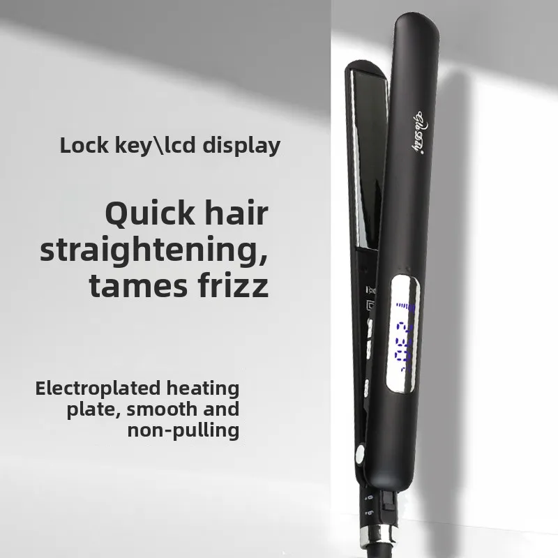 

Узкая версия, прямой зажим, фиксирующая кнопка, выпрямитель для волос, выпрямитель двойного назначения, мужской прямой рулон, двойного назначения